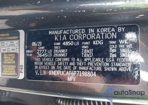 2023 Kia Sportage Lx from USA, damaged, VIN KNDPUCAF6P7198804